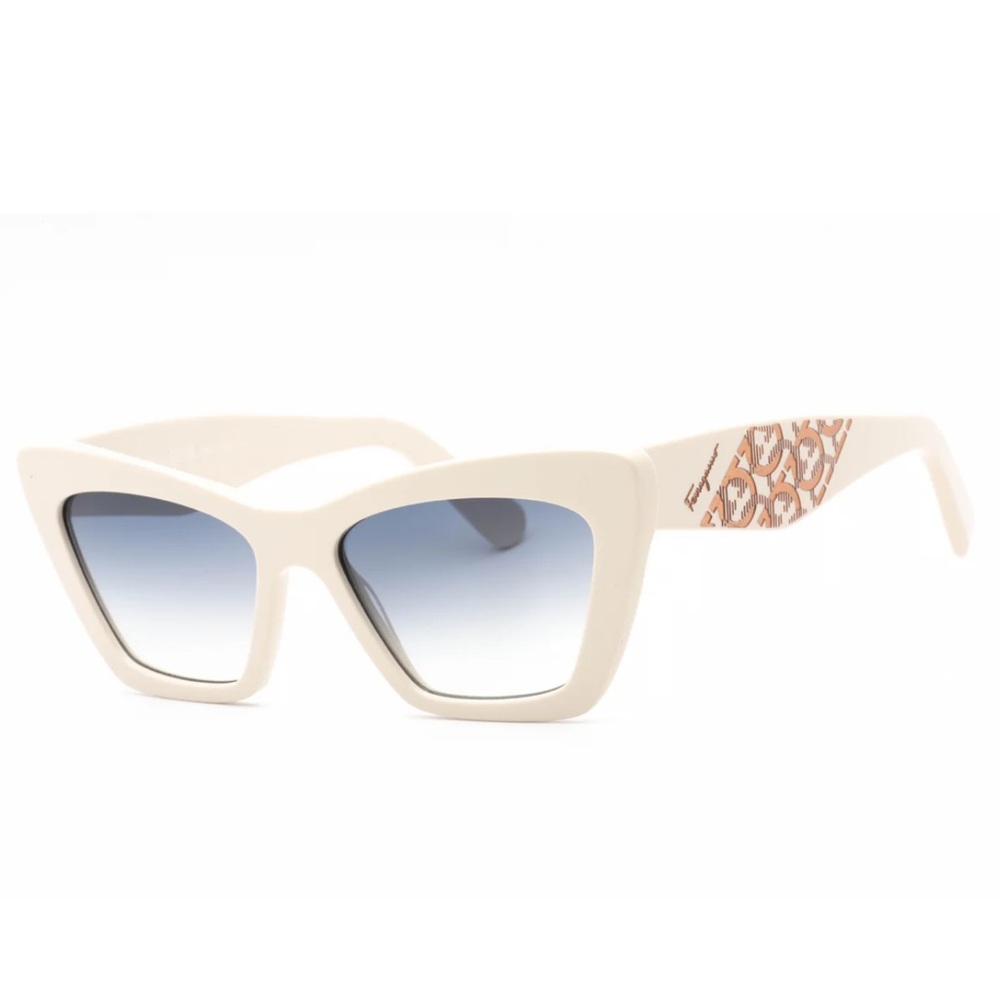 Salvatore Ferragamo Cream Sunglasses NWT